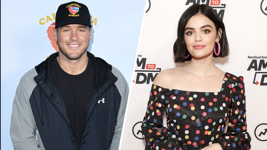 (Left) Colton Underwood), (Right) Lucy Hale.