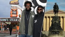 Geno's Steaks, The Roots' Questlove and Black Thought and the Philadelphia Art Museum.