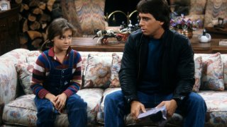 "Samantha's Growing Up," and episode of "Who's the Boss?" aired on Jan. 8, 1985. This photo shows Alyssa Milano and Tony Danza.