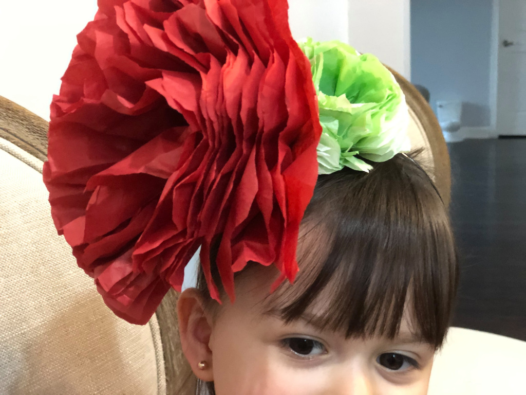 A DIY fascinator. 