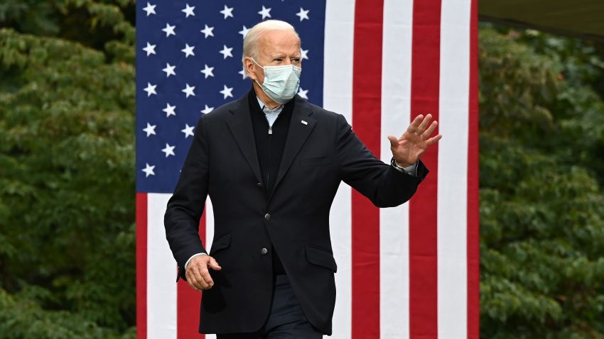 Democratic Presidential candidate and former US Vice President Joe Biden