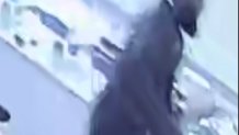 A surveillance photo of the suspect.