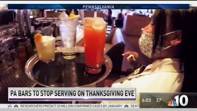 Bar Owners Upset Over 1 Night Alcohol Sales Ban On Thanksgiving Eve Nbc10 Philadelphia