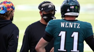 Doug Pederson and Carson Wentz