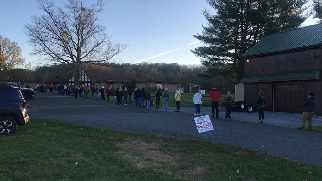 Voters Lined Up