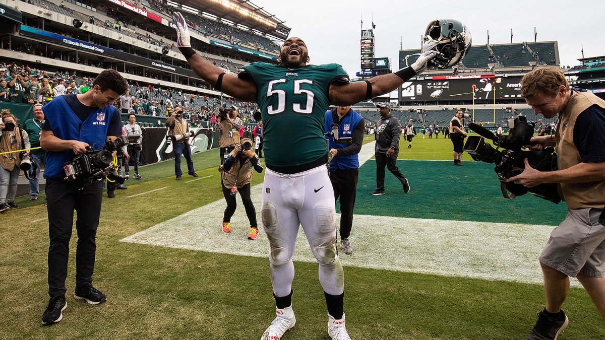 Philadelphia Eagles Stars Brandon Graham, Fletcher Cox and Jason Kelce