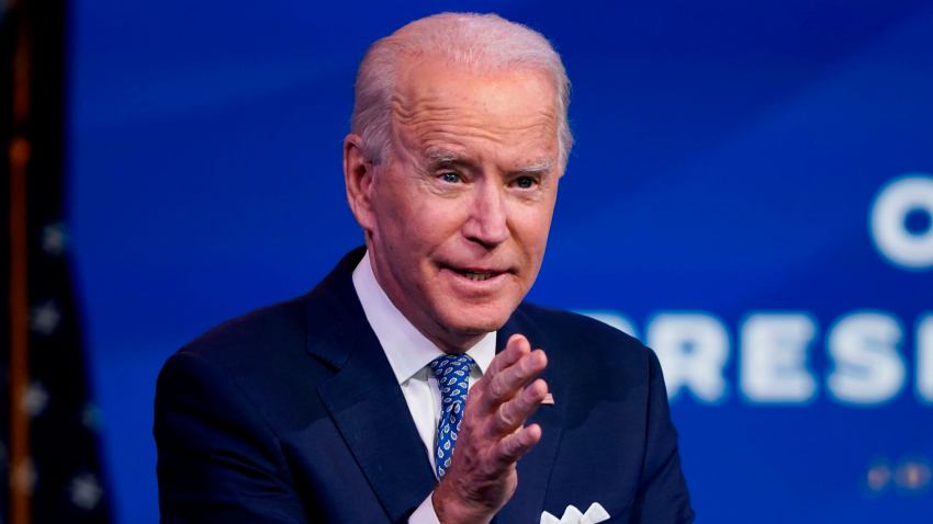 President-Elect Joe Biden speaks