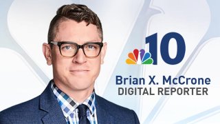 A photo of a reporter