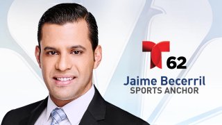 A reporter smiling
