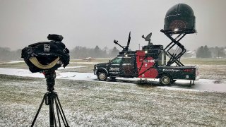 StormRanger truck in snow
