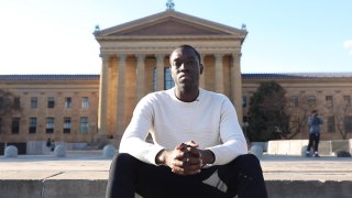 Roy Patterson outside the Philadelphia Museum of Art in early March.