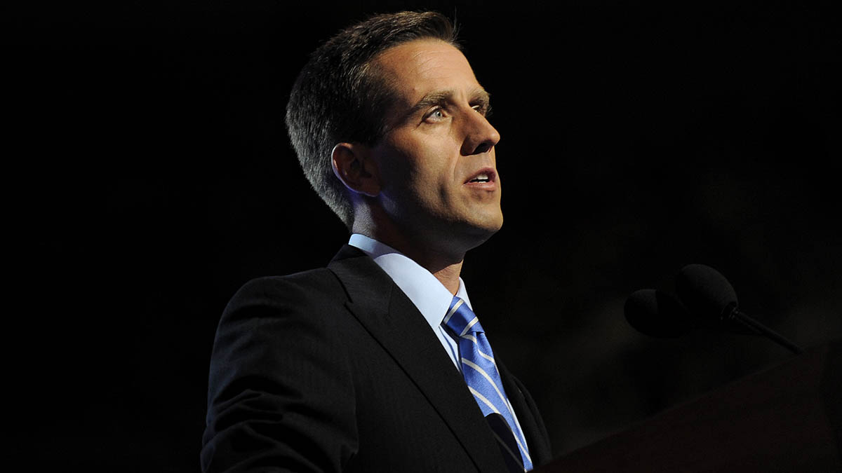 UNITED STATES - AUGUST 27:  Joseph "Beau" Biden, attorney general of Delaware, introduces his father Senator Joe Biden of Delaware, vice presidential running mate of presidential candidate Senator Barack Obama of Illinois, on day three of the Democratic National Convention (DNC) in Denver, Colorado, U.S., on Wednesday, Aug. 27, 2008. The DNC ends on Aug. 28.  (Photo by Keith Bedford/Bloomberg via Getty Images)