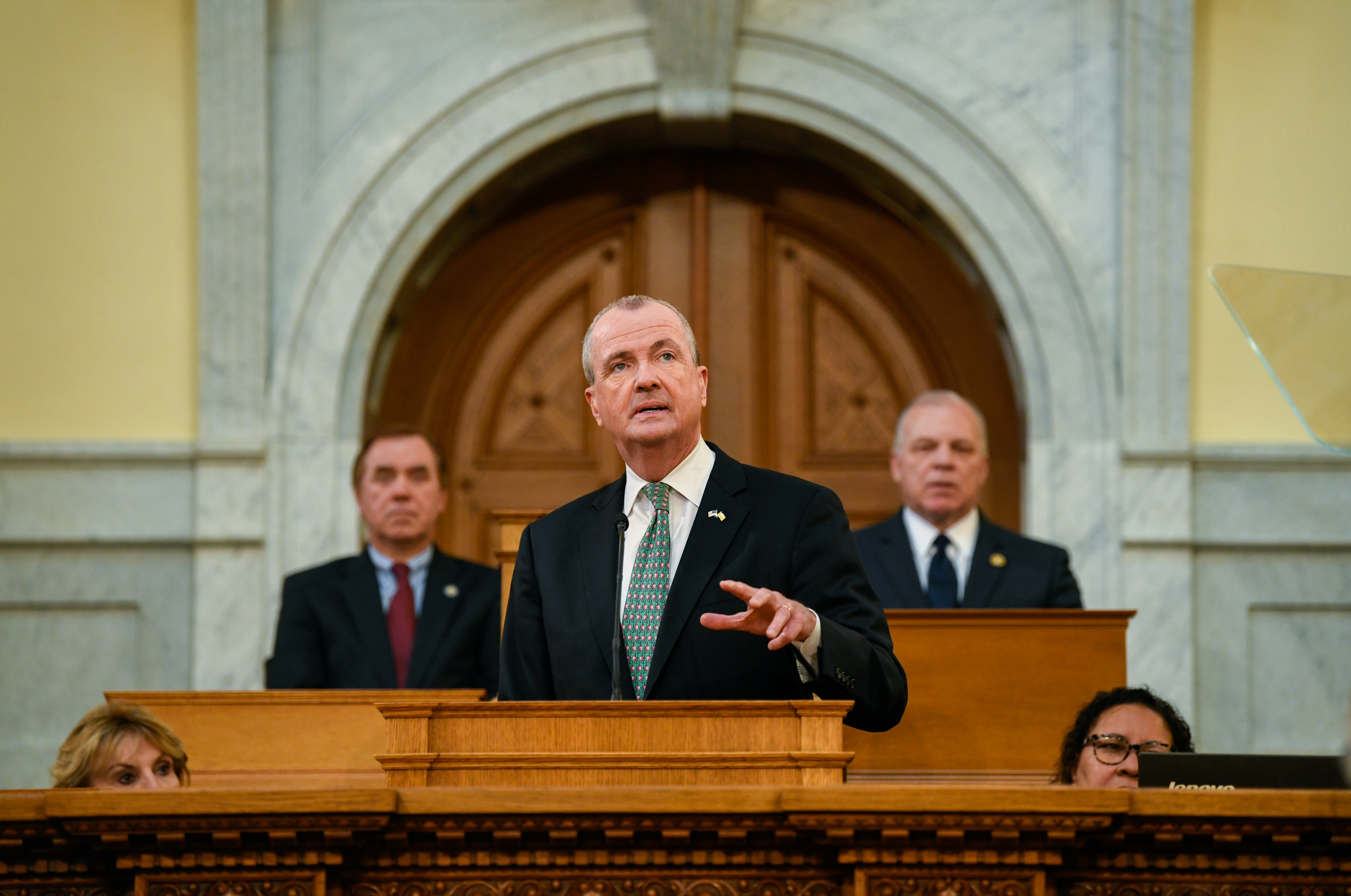 New Jersey Gov. Phil Murphy Focuses on Coronavirus, Vaccine in Remote