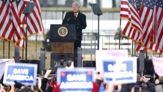 President Trump Speaks At Save America Rally