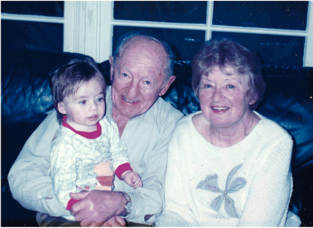 Beba and Lee with their grandson Noah