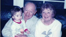 Beba and Lee with their grandson Noah