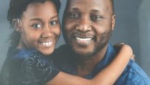 Airport worker John McWilliams smiles in a family photo.