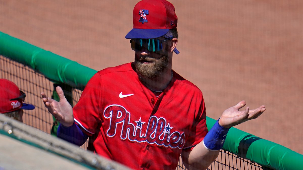 Why Phillies Superstar Bryce Harper Had to Reteach Himself How to Throw a Baseball NBC10