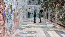 A general view of Philadelphia's Magic Gardens by mosaic artist Isaiah Zagar on South Street