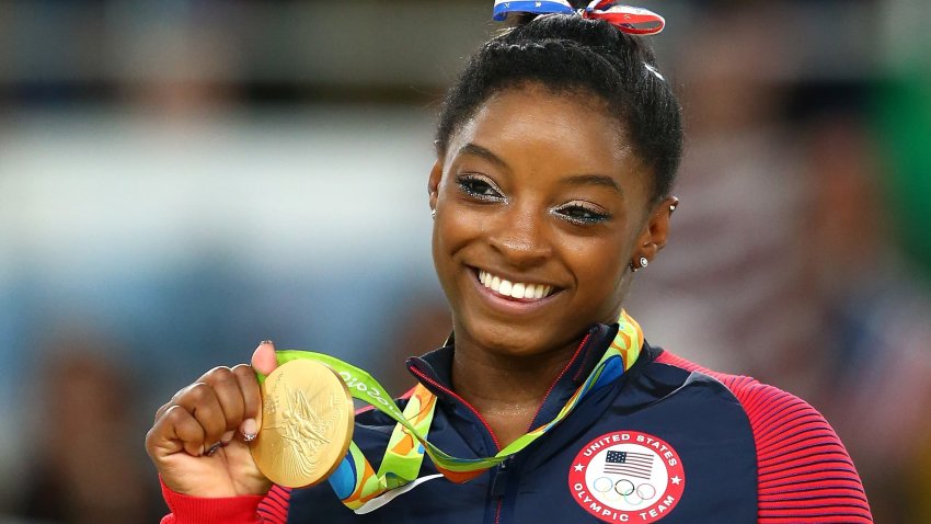 Gold medalist Simone Biles