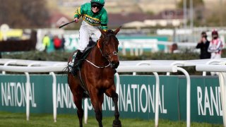 Rachael Blackmore ridding Minella Times wins the Randox Grand National Handicap Chase