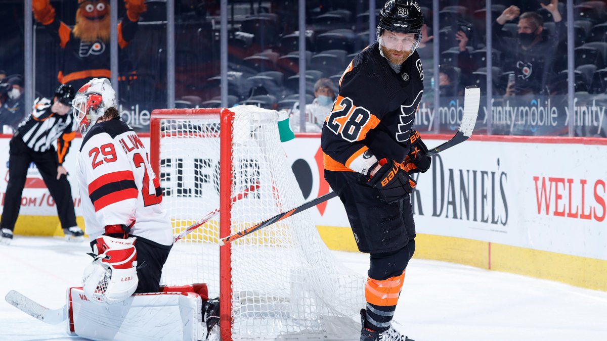New Jersey Devils Devoid of Shooting Success in 49-Shot, 2-1 Loss to  Philadelphia Flyers - All About The Jersey