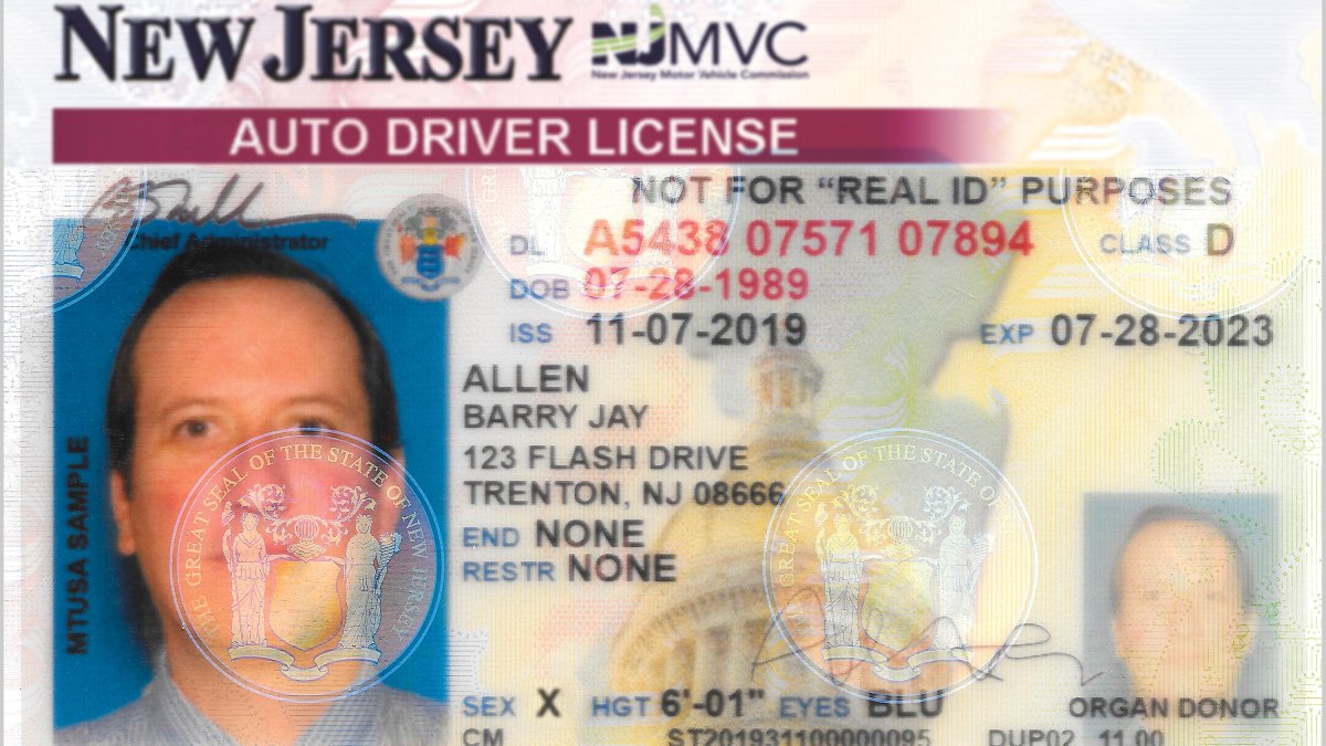 NJ Adds ‘X’ Gender Option for Driver’s Licenses, ID Cards – NBC10 ...