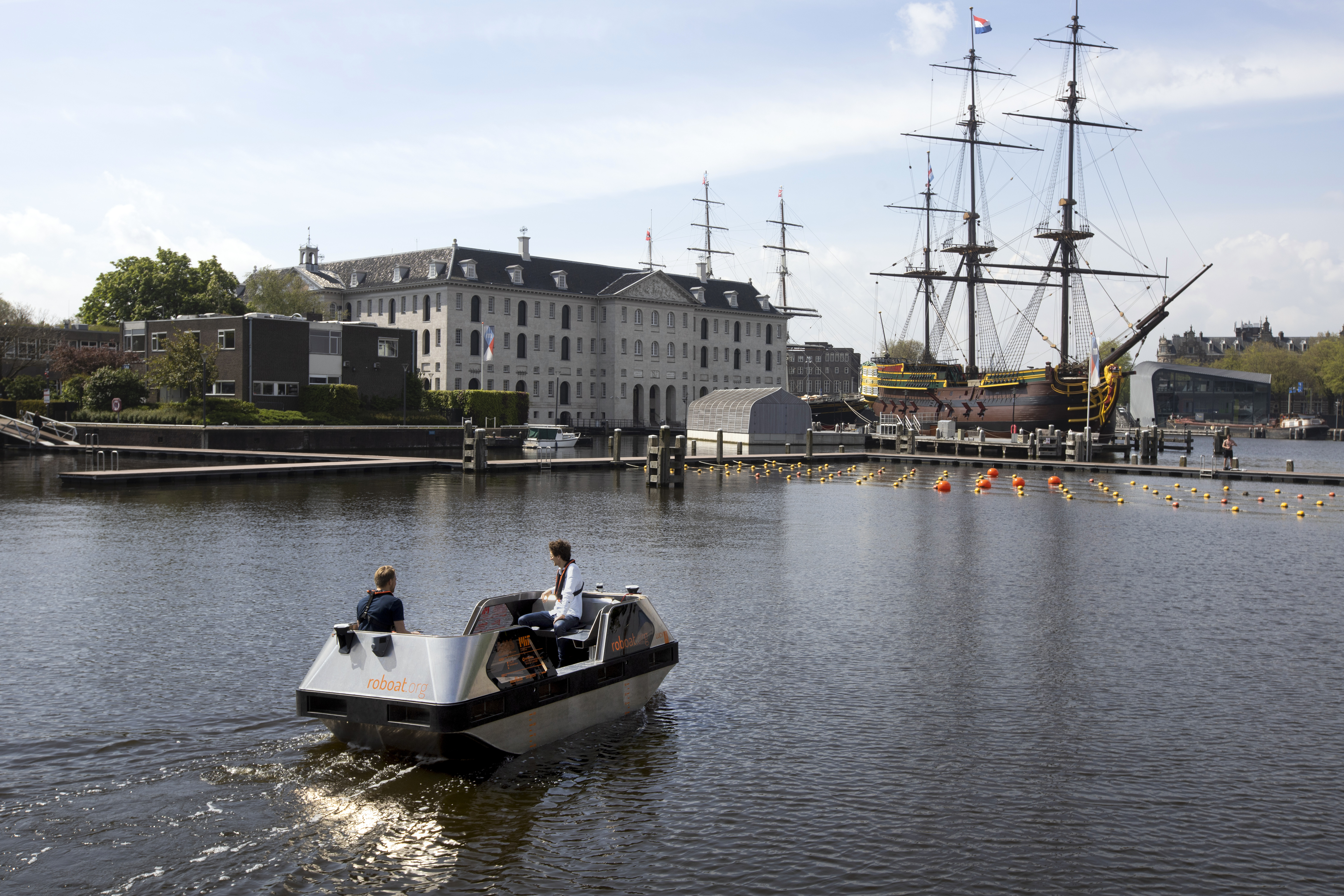 Amsterdam Tests Out Electric Autonomous Boats on Its Canals
