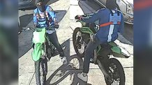 Surveillance image shows man on dirt bike wanted in a June 17, 2021 murder in Philadelphia