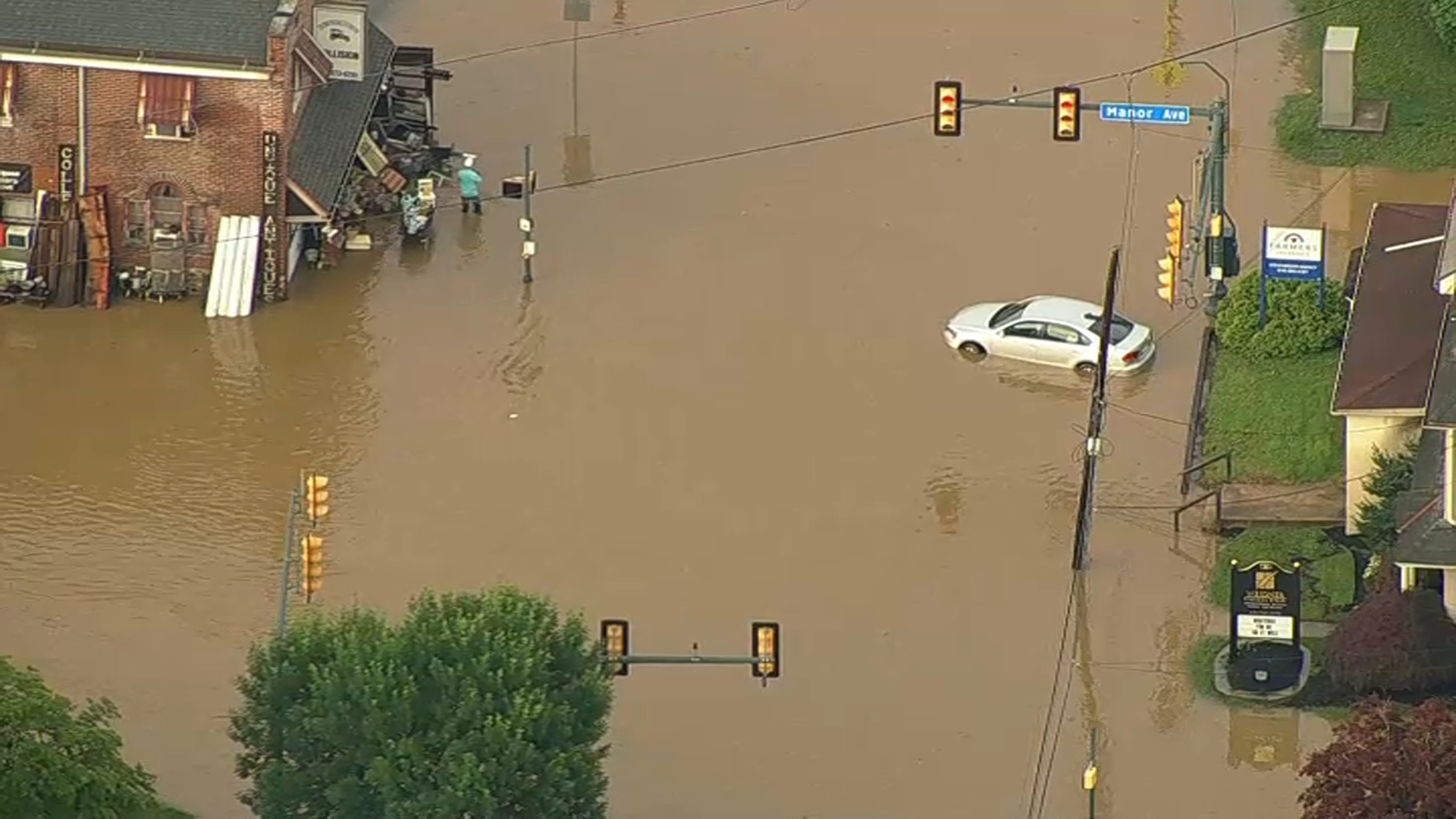 Severe Storms Lead To Flooding Water Rescues And Damage Throughout   Flooding Downingtown Coatesville 