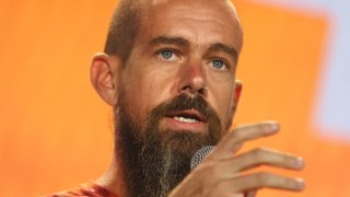 Jack Dorsey creator, co-founder, and Chairman of Twitter and co-founder & CEO of Square speaks on stage at the Bitcoin 2021 Convention, a crypto-currency conference held at the Mana Convention Center in Wynwood on June 04, 2021 in Miami, Florida.