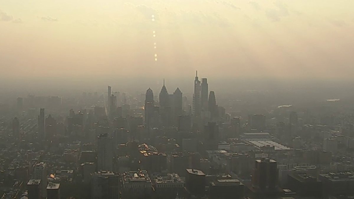 The Haze in Philadelphia’s Sky Is Being Fueled by Canadian Wildfires