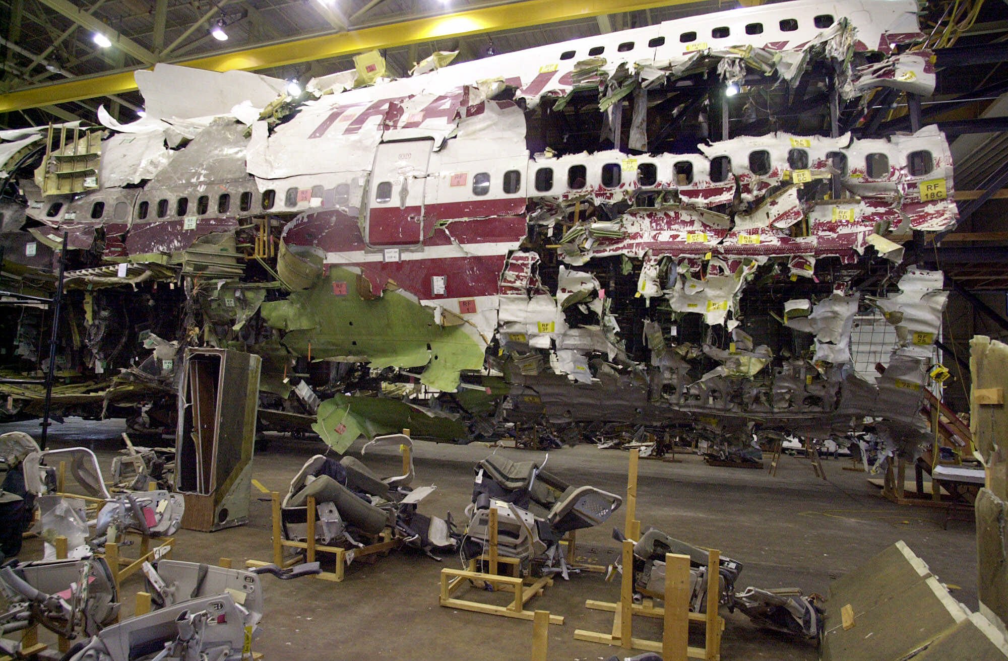 Reconstruction of TWA Flight 800 to be destroyed 25 years after deadly  explosion