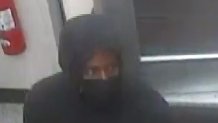 Surveillance photo of one of the suspects in the Abington Wawa robbery.