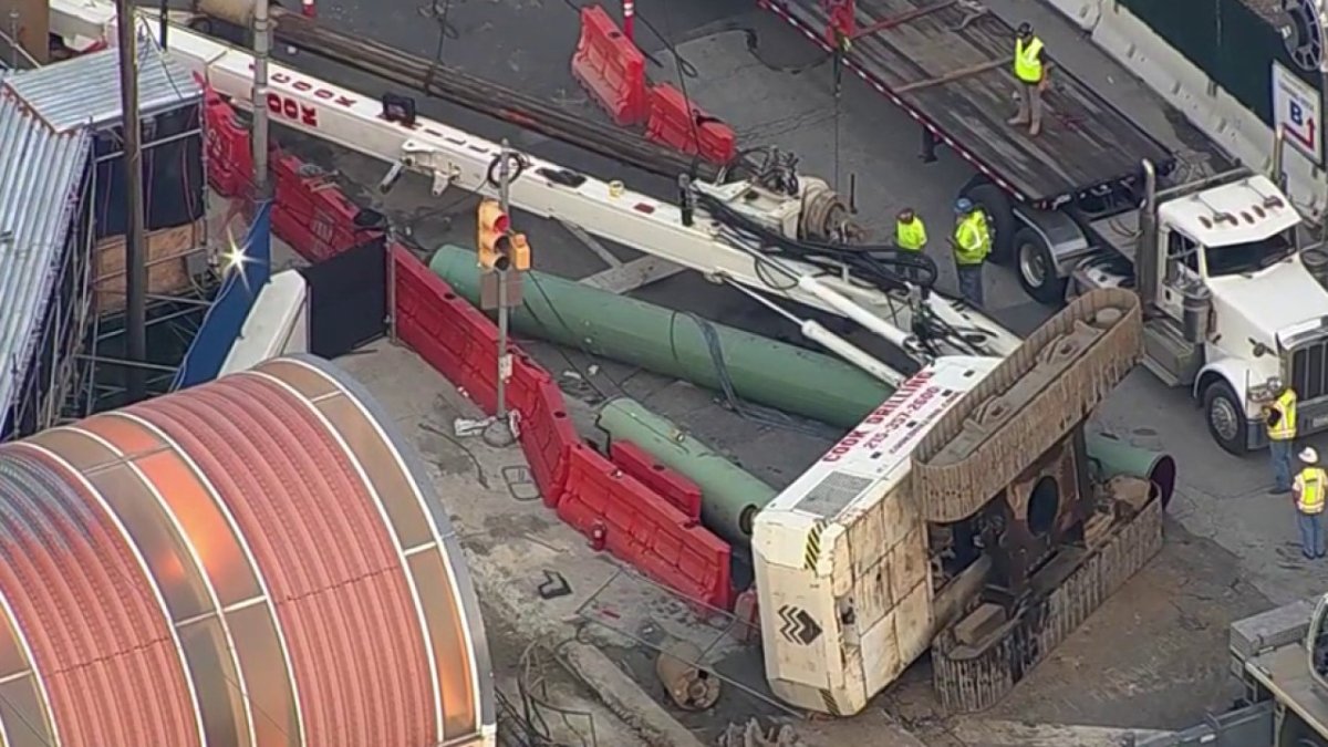Worker Killed, Operator Hurt After Drill Rig Collapses in Philadelphia