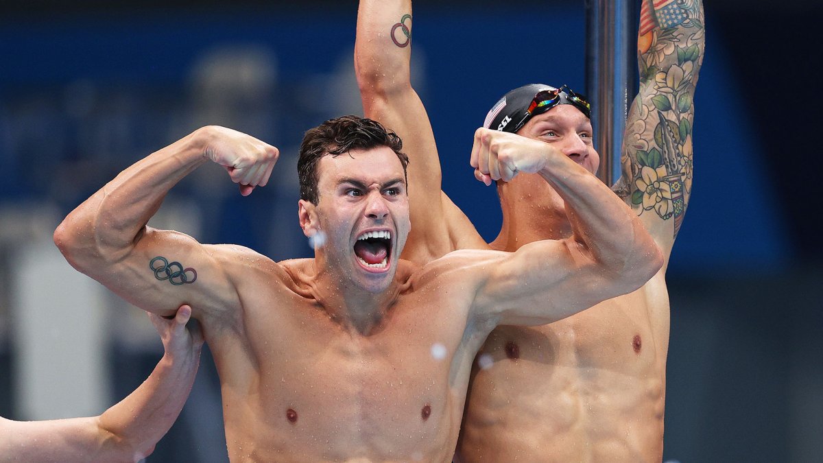 Caeleb Dressel and Team USA Win Gold in 4x100m Freestyle Relay – NBC10 ...