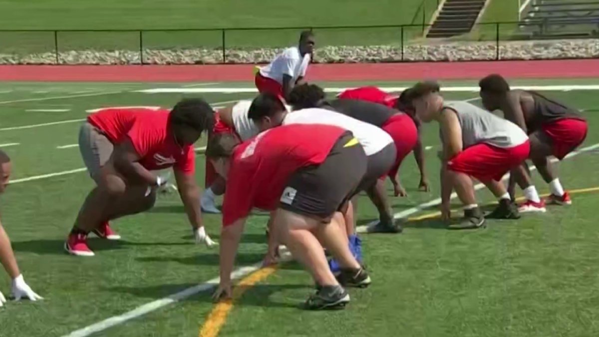High School Football Players Modify Their Training to Stay Safe in the