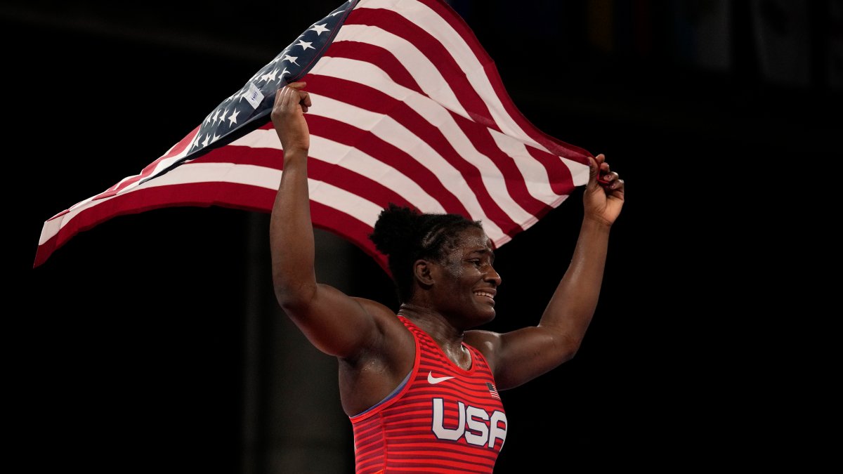 Tamyra Mensah-Stock Becomes 1st Black Woman to Win Olympic Gold in ...