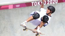 Cory Juneau of Team United States competes