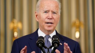 U.S. President Joe Biden delivers remarks on the August Jobs Report at the White House in Washington, September 3, 2021.