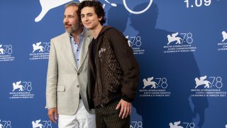 Denis Villeneuve, left, and Timothee Chalamet