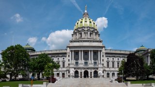 Pennsylvania State Capitol Architecture Building Panorama