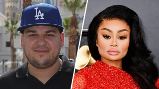 Rob Kardashian (left) and Blac Chyna (right).