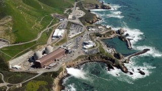 Aerial view of the Diablo Canyon Nuclear Power Plant which sits on the edge of the Pacific Ocean at Avila Beach in San Luis Obispo County, California on March 17, 2011.