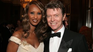 Iman and David Bowie