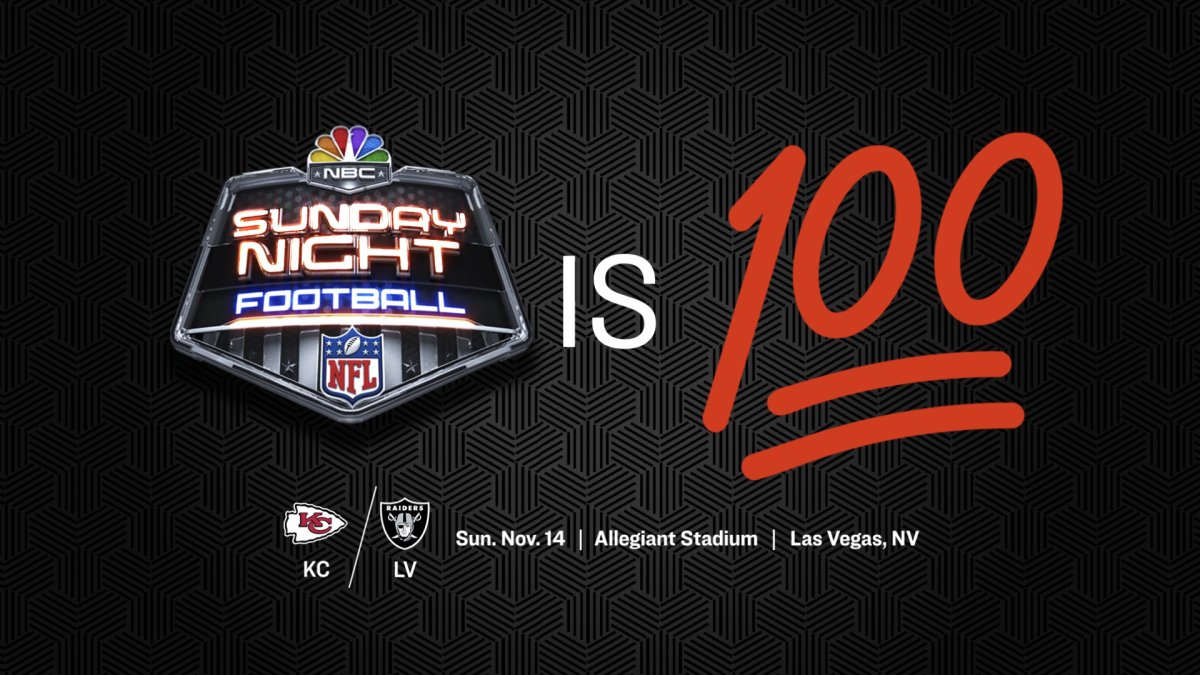 Sunday Night Football: Kansas City Chiefs vs. Las Vegas Raiders