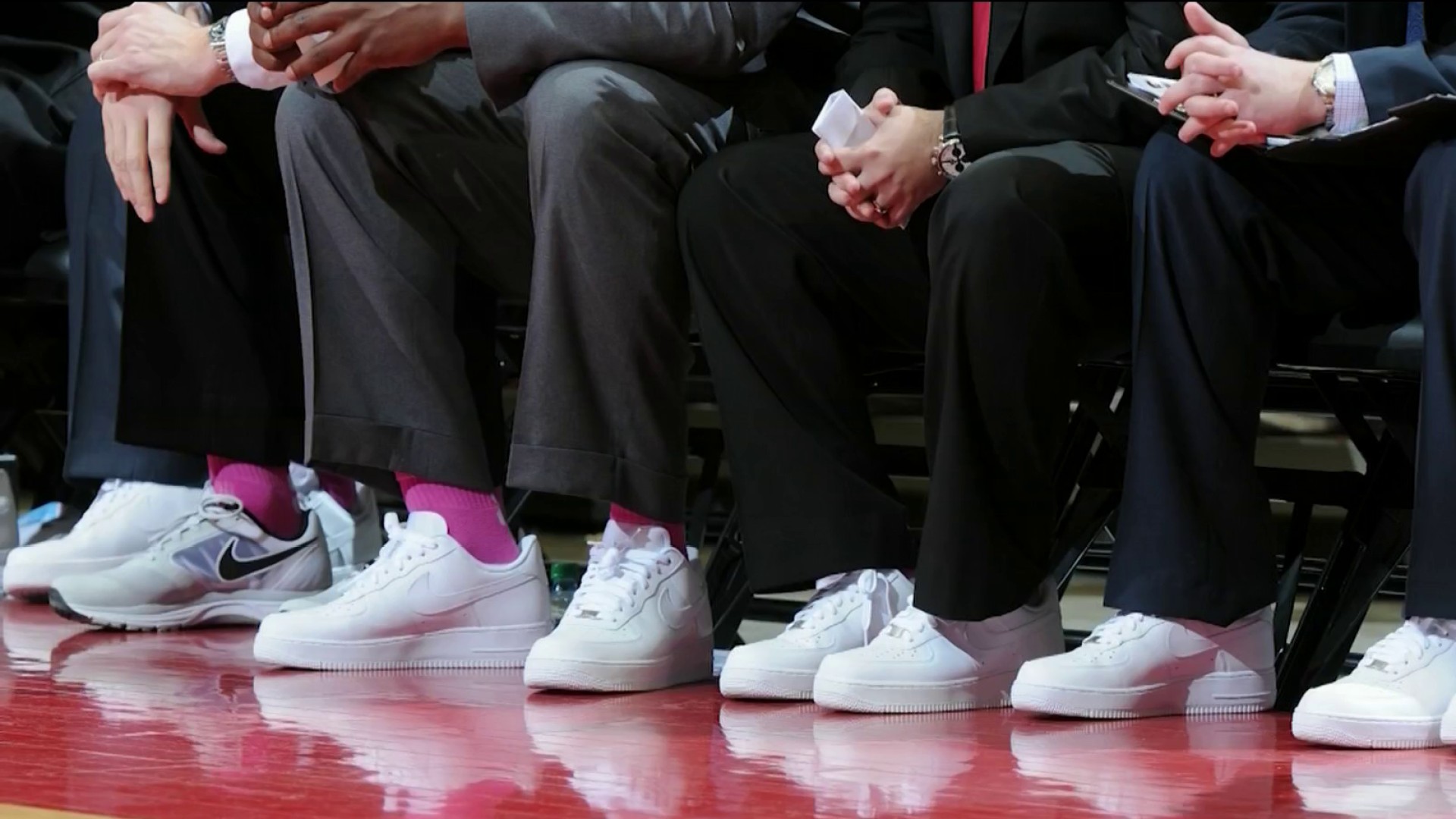 nba coaches wearing sneakers