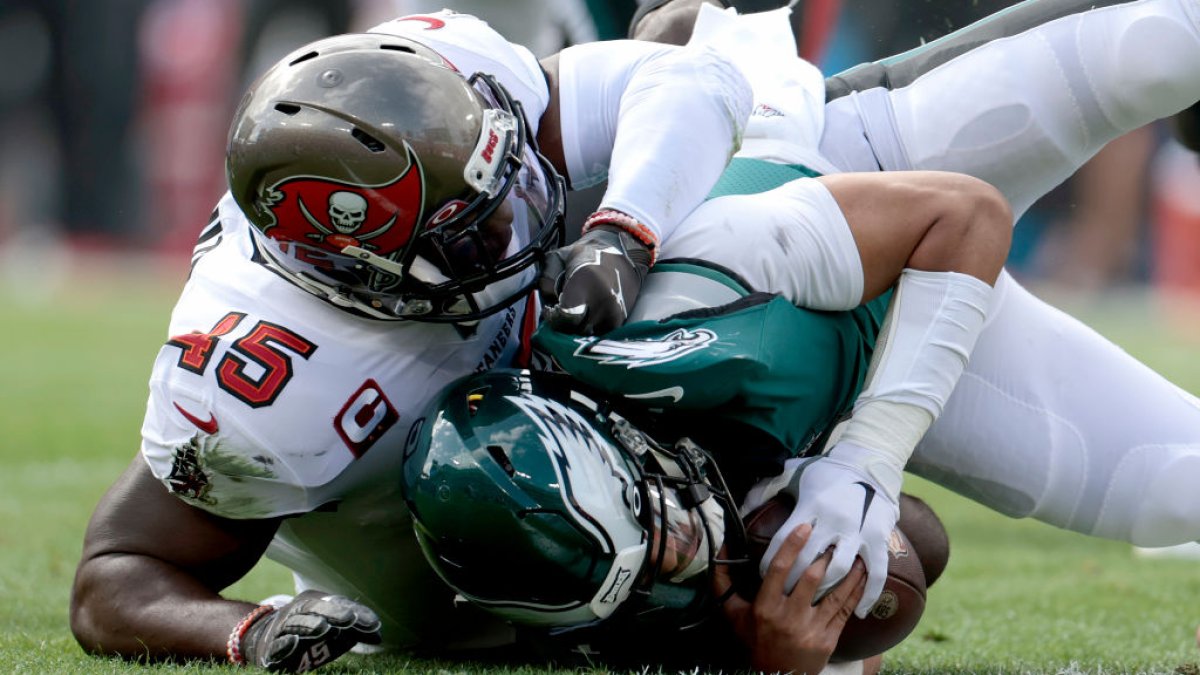Tampa Bay Buccaneers Host Philadelphia Eagles 2021 Playoffs Wild Card Round  Two Seed