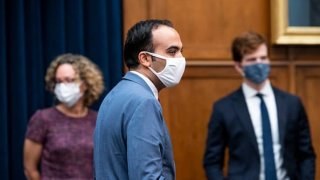 Rohit Chopra, director of the Consumer Financial Protection Bureau, at a House Financial Services Committee hearing on Oct. 27, 2021.