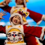 Performers dance as part of the pre-show during the opening ceremony of the 2022 Winter Olympics, Friday, Feb. 4, 2022, in Beijing.